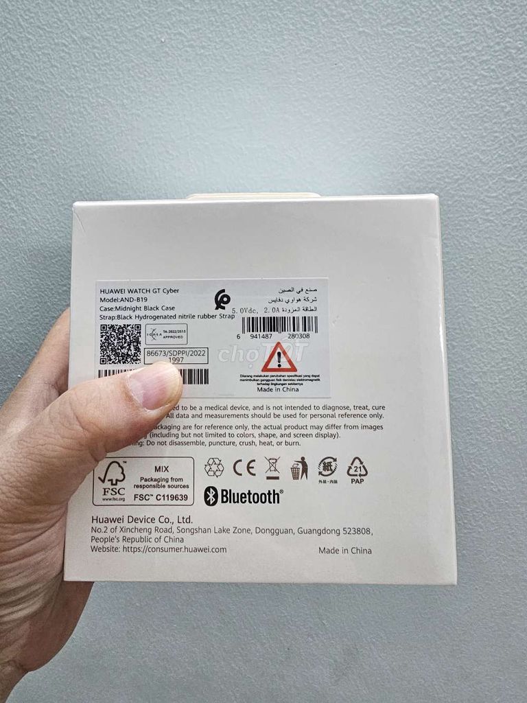Huawei Watch GT Cyber Đen viền nhựa mới 100% seal