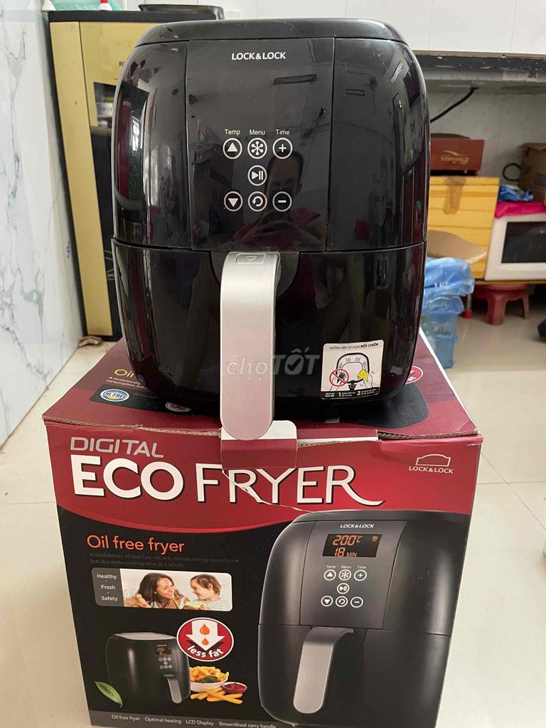 Nồi chiên không dầu Lock&Lock Digital Eco Fryer Đe. Mua bán Bếp, lò, đồ điện nhà bếp tại Quận Ninh Kiều Cần Thơ được đăng bởi Trần Phương Thảo hình 1