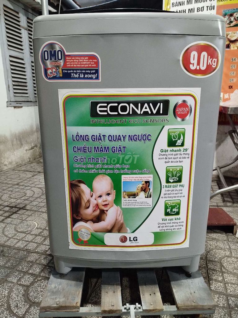 Máy giặt LG 9.0kg Smart Inverter Xám mới 95% . Mua bán Máy giặt tại Huyện Xuyên Mộc Bà Rịa - Vũng Tàu được đăng bởi duy trinh hình 1