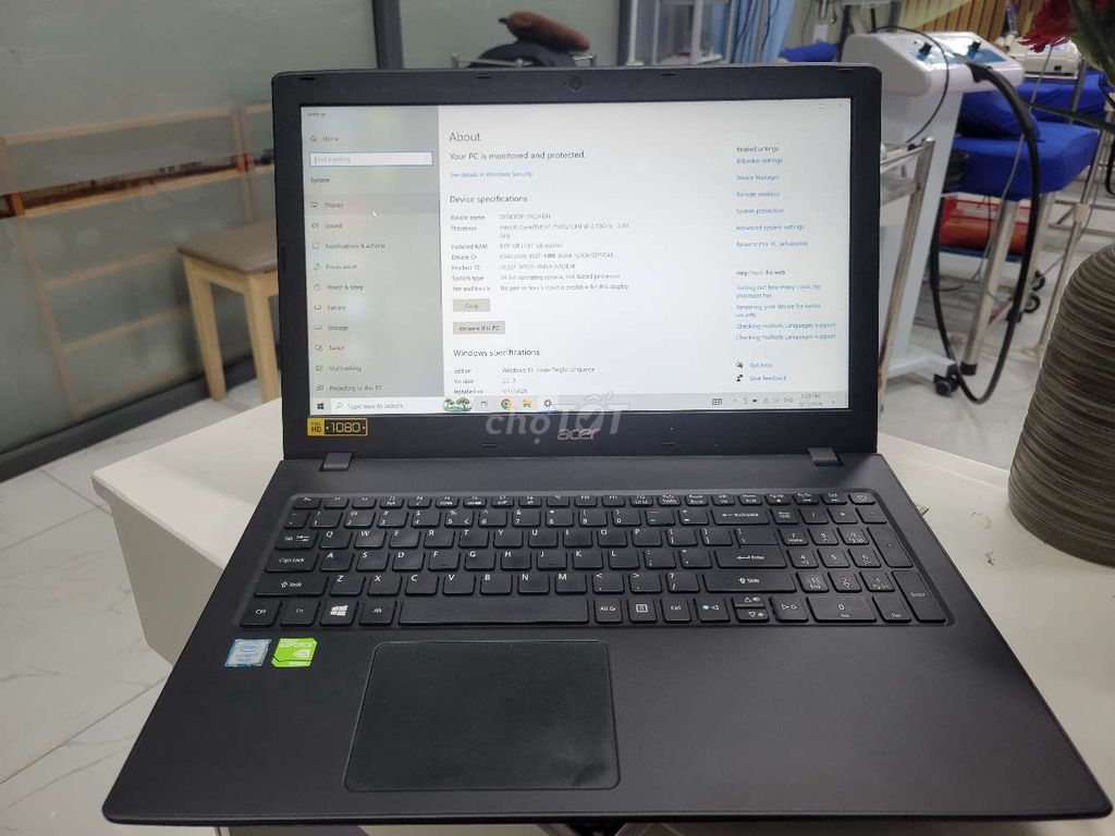 Acer E5-575G 8GB/240GB Full HD Car rời còn mới. Mua bán Laptop tại Quận 12 Tp Hồ Chí Minh được đăng bởi NTTU hình 1