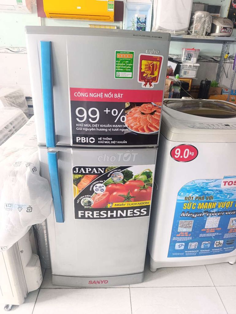 Tủ lạnh Sanyo 180 lít Xám, Máy Giặt TOSHIBA. Mua bán Tủ lạnh tại Thành phố Biên Hòa Đồng Nai được đăng bởi ĐIỆN LẠNH HOÀNG VIỆT  hình 1