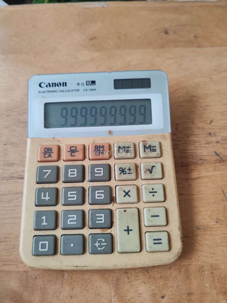 Máy tính điện tử Canon LS-100H Trung Quốc. Mua bán Đồ dùng văn phòng tại Quận 7 Tp Hồ Chí Minh được đăng bởi Vy Vy hình 1