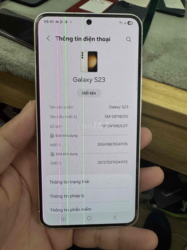Samsung Galaxy S23 128GB Trắng 99% màn sọc. Mua bán Điện thoại tại Quận Đống Đa Hà Nội được đăng bởi Lê Khuyến hình 1