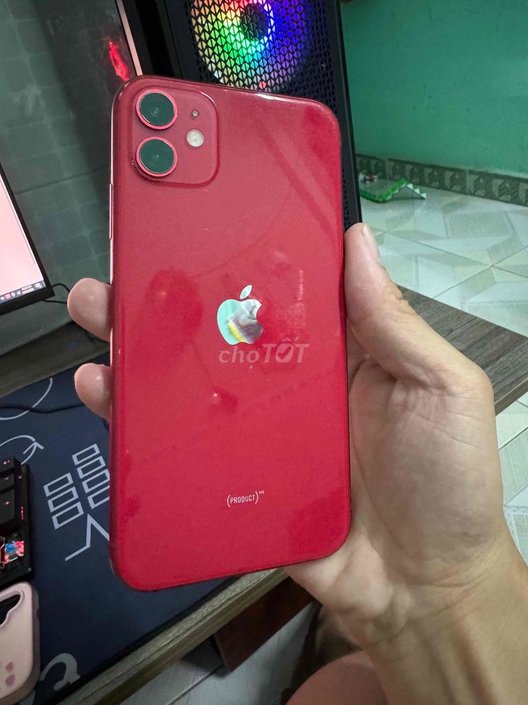 iPhone 11 128GB Đỏ. Mua bán Điện thoại tại Quận Thanh Khê Đà Nẵng được đăng bởi FUKIE Điện thoại cũ giá rẻ đà nẵng hình 1