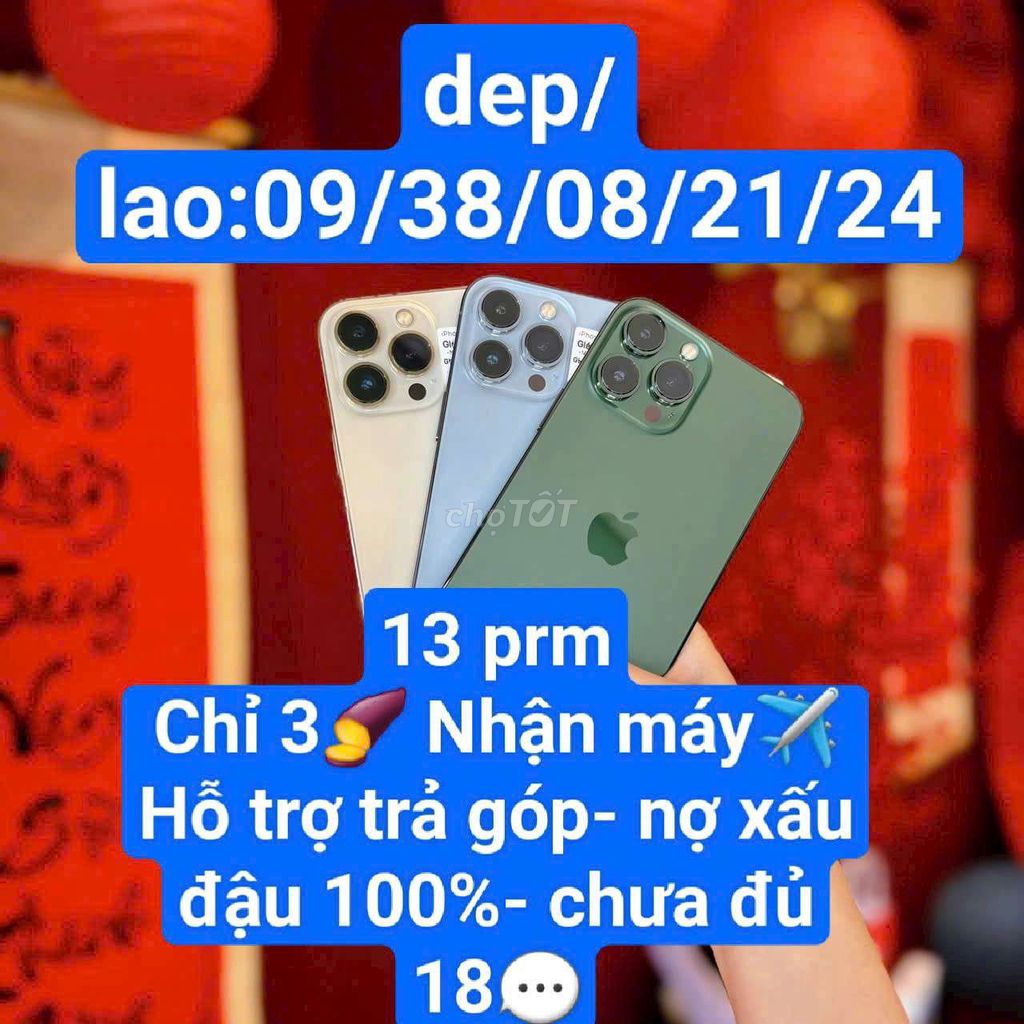 Apple iPhone 13 Pro Max Mới. Mua bán Điện thoại tại Huyện Hóc Môn Tp Hồ Chí Minh được đăng bởi Nguyễn Trọng Bảo Phúc hình 1