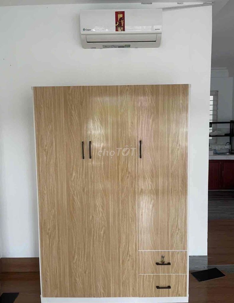 Tủ nhựa Đài Lian vân gỗ 1m25x1m8x43cm. Mua bán Tủ, kệ gia đình tại Quận 12 Tp Hồ Chí Minh được đăng bởi Hong Le hình 1