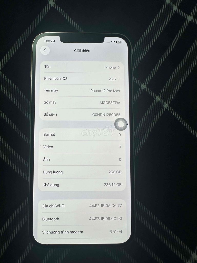 iPhone 12 Pro Max 256GB. Mua bán Điện thoại tại Thành phố Thuận An Bình Dương được đăng bởi Thảo Kiên hình 1