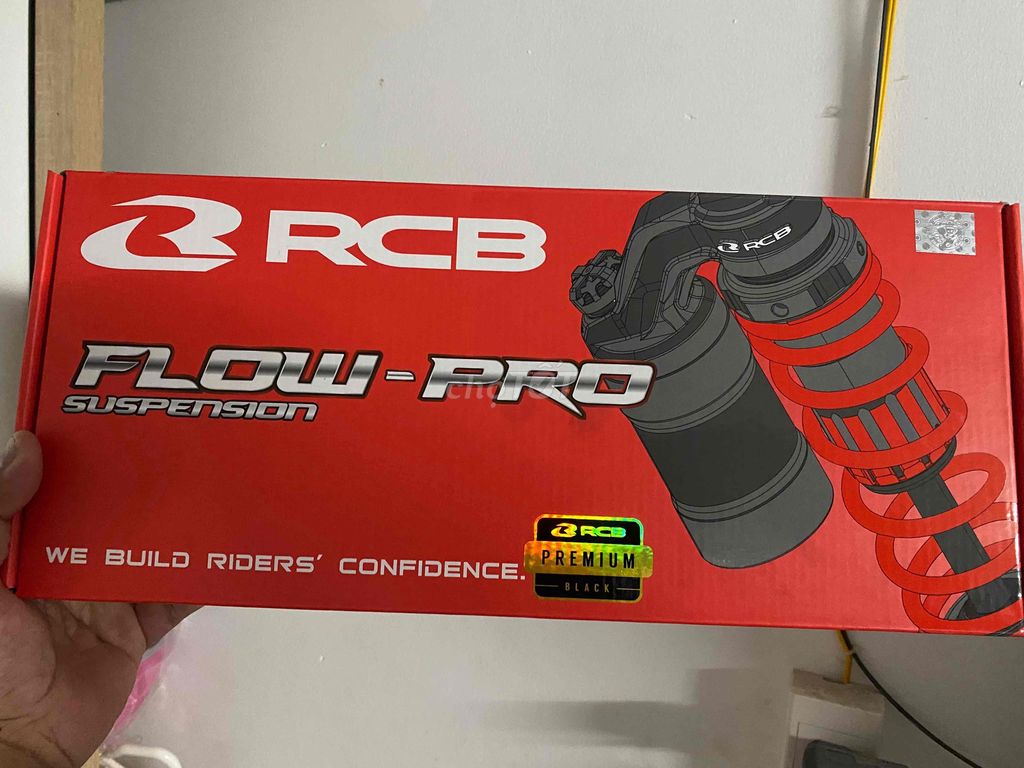 phuộc rcb đen ty vàng mẫu mới dòng pro