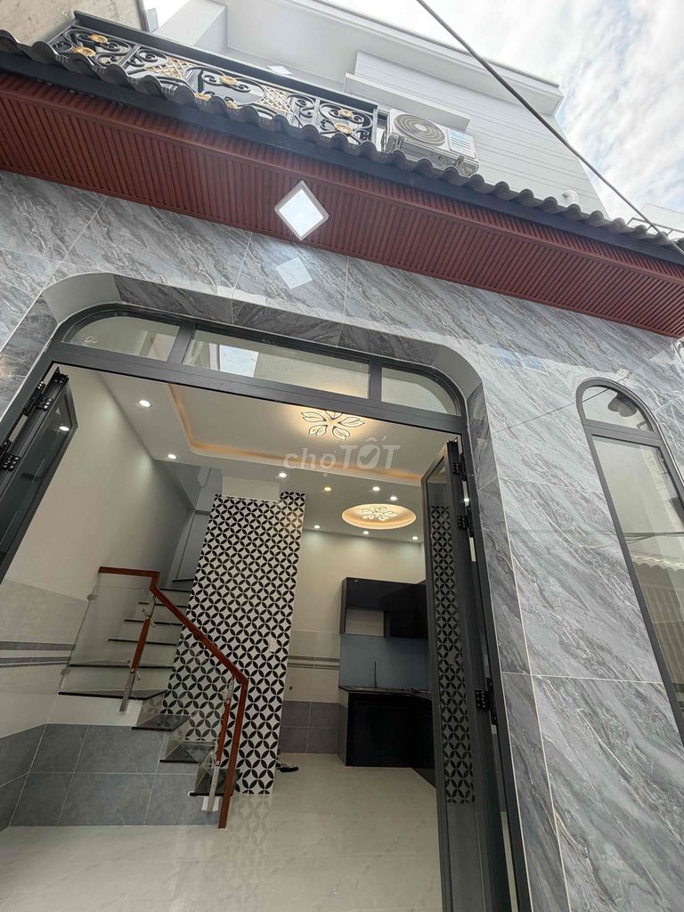 Дом в переулке 337/6 Чан Сюань Соан Тан Хун HCMC 1 цокольный этаж, 2 этажа, 69 м2, 3 спальни, 2 туалета