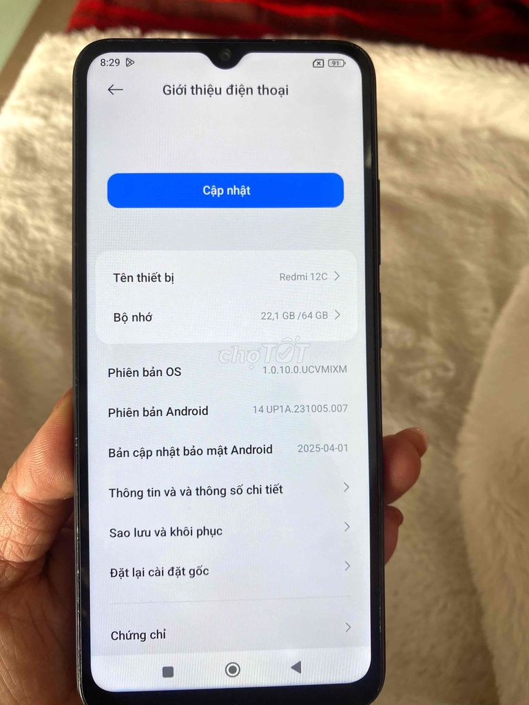 Xiaomi Redmi 12C. Mua bán Điện thoại tại Thành phố Biên Hòa Đồng Nai được đăng bởi Quỳnh Mai hình 1