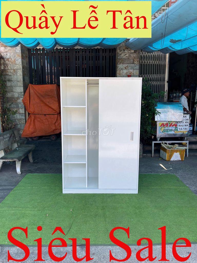 TỦ QUẦN ÁO= TỦ QUẦN ÁO= TỦ QUẦN ÁO CỬA LÙA 1M2=2. Mua bán Tủ, kệ gia đình tại Quận 1 Tp Hồ Chí Minh được đăng bởi Hàng Thanh Lý 268 hình 1