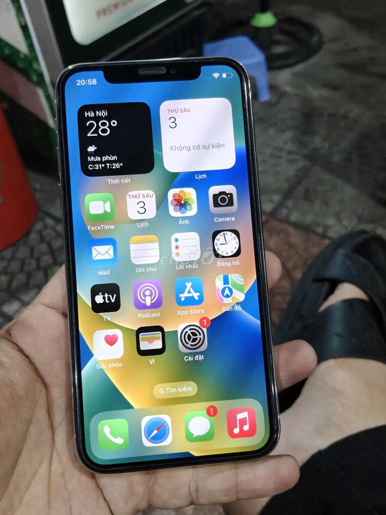 Apple iPhone X 64GB Đã qua sử dụng 87% Face ID. Mua bán Điện thoại tại Quận Liên Chiểu Đà Nẵng được đăng bởi Công Lực hình 1