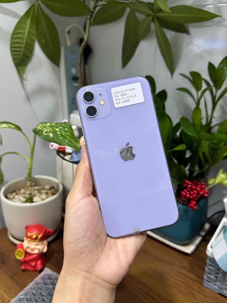 iPhone 11 64Gb Quốc tế Tím P100 Zin Đẹp 99. Mua bán Điện thoại tại Huyện Hóc Môn Tp Hồ Chí Minh được đăng bởi Nguyễn Thu hình 1