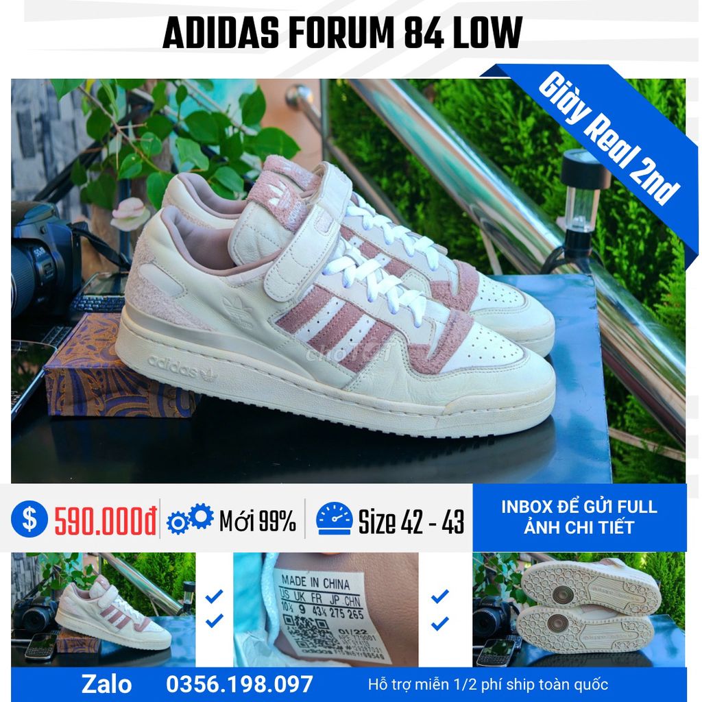 [CHÍNH HÃNG] [Mới 99%] Giày Adidas Forum 84 Low. Mua bán Giày dép tại Thành phố Thủ Dầu Một Bình Dương được đăng bởi chú CÔNG AN bán giày CHÍNH HÃNG hình 1