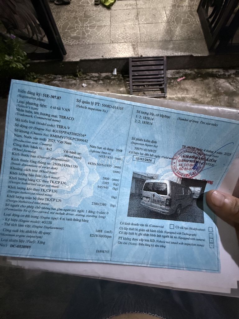 Tải van tera V 2023. Mua bán Ô tô tại Quận Gò Vấp Tp Hồ Chí Minh được đăng bởi Đông hình 2