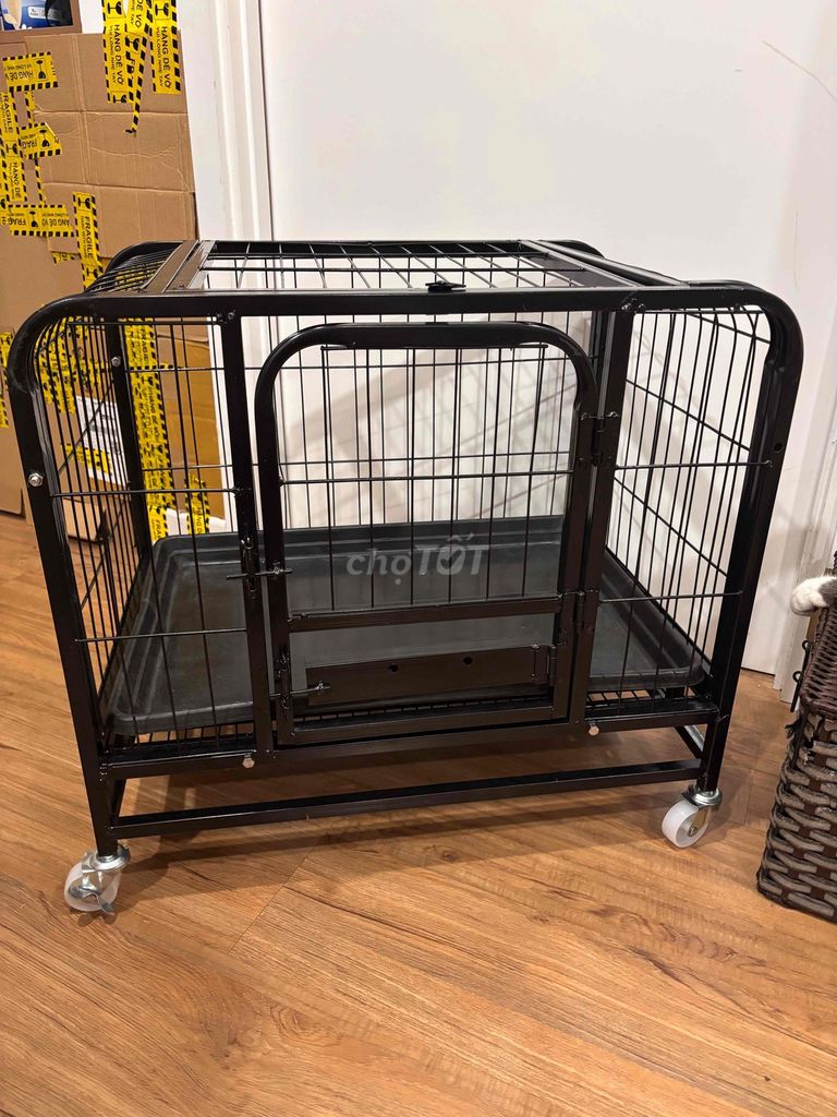 Chuồng mèo kim loại màu đen. Mua bán Phụ kiện, Thức ăn, Dịch vụ tại Quận Gò Vấp Tp Hồ Chí Minh được đăng bởi Hoàng Việt Nguyễn hình 1