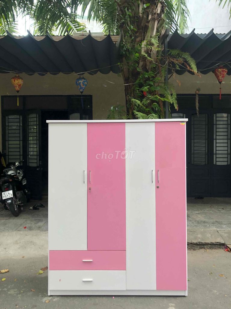 Tủ quần áo Chinhuei Nhựa Hồng. Mua bán Tủ, kệ gia đình tại Quận Thanh Khê Đà Nẵng được đăng bởi Huyền Anh  hình 1