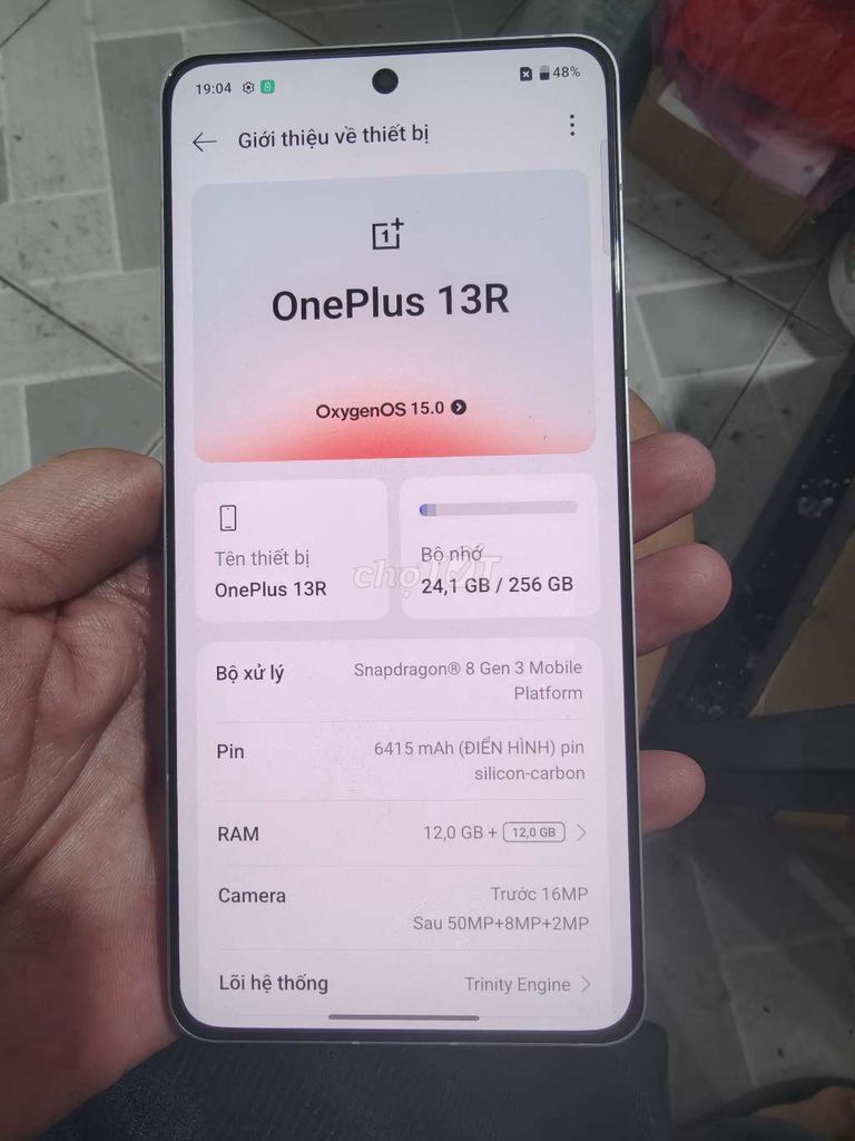 OnePlus ACE 5 12-256GB Bạc. Mua bán Điện thoại tại Thành phố Bến Tre Bến Tre được đăng bởi Từ Tuấn Bến Tre hình 1