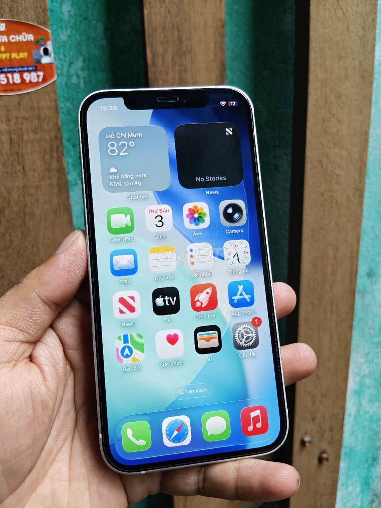 Apple iPhone 12 64GB Trắng. Mua bán Điện thoại tại Quận Liên Chiểu Đà Nẵng được đăng bởi Công Lực hình 1