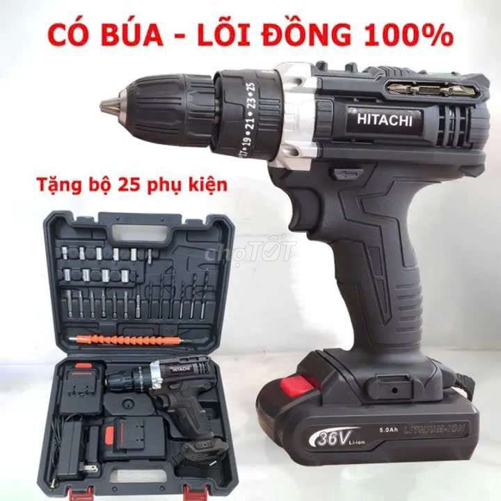 Máy khoan pin bắn ốc vít vặn bulong đa năng HITACH. Mua bán Đồ chuyên dụng, Giống nuôi trồng tại Quận Bình Thuỷ Cần Thơ được đăng bởi Trần Ngọc Giám hình 1