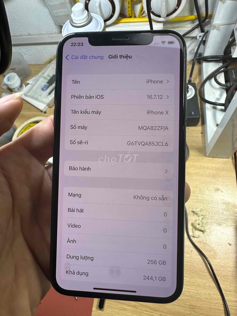 Apple iPhone X 256GB Đen. Mua bán Điện thoại tại Huyện Chương Mỹ Hà Nội được đăng bởi Công Dịu Mobile hình 1