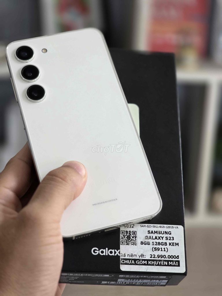 Samsung Galaxy S23 5G 8/128GB Trắng. Mua bán Điện thoại tại Quận 12 Tp Hồ Chí Minh được đăng bởi Hải Thịnh Phát hình 1