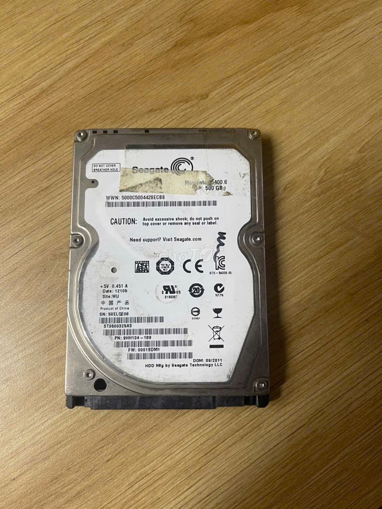 Ổ cứng HDD Seagate 500GB Máy tính để bàn, laptop. Mua bán Linh kiện (RAM, Card...) tại Thành phố Thủ Đức Tp Hồ Chí Minh được đăng bởi KHO SỈ COMPUTER HCM hình 1