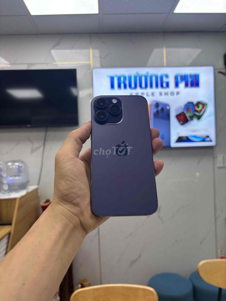 iPhone 14 Pro Max 128GB Tím Nguyên zin. Mua bán Điện thoại tại Quận Sơn Trà Đà Nẵng được đăng bởi Diễm Diễm hình 1