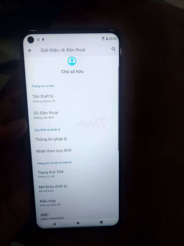 Motorola Moto G Stylus 5G 128GB Đen. Mua bán Điện thoại tại Thành phố Sóc Trăng Sóc Trăng được đăng bởi Thanh hình 1