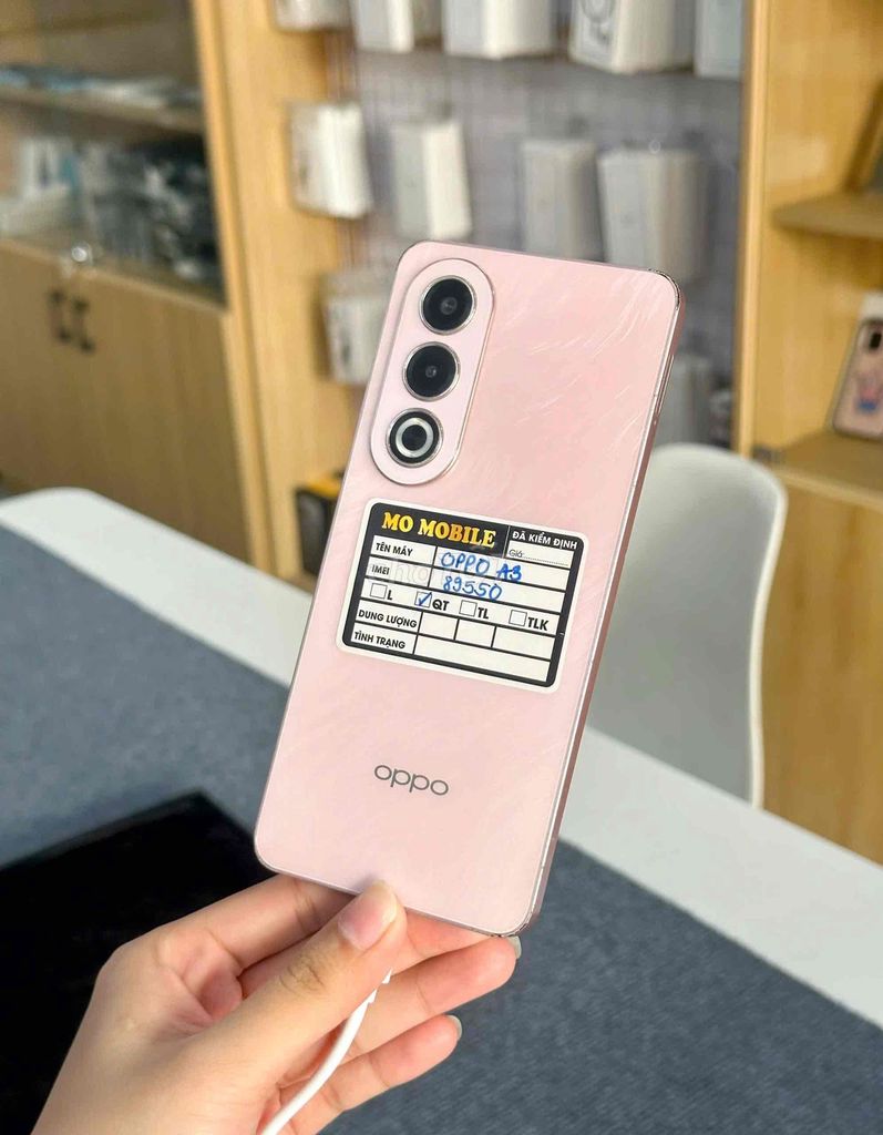 OPPO A3 128GB Hồng - GÓP 0Đ. Mua bán Điện thoại tại Quận Ninh Kiều Cần Thơ được đăng bởi Minh Mobile hình 1