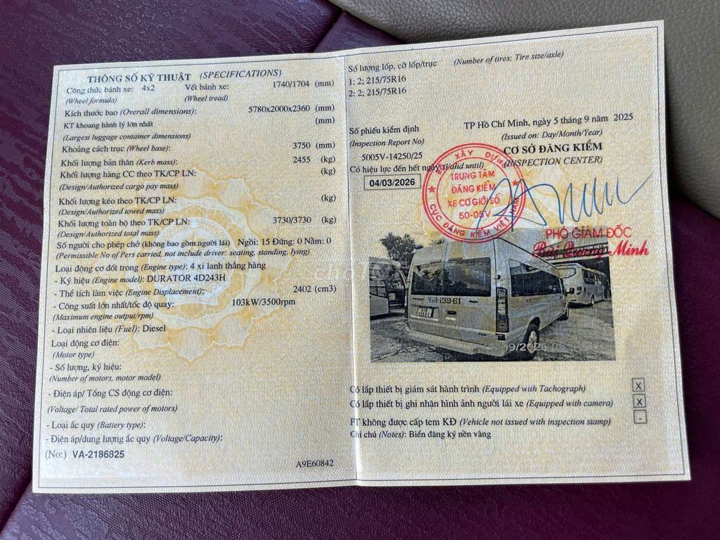 Tải van 3 chỗ 6 chỗ 940kg.. Mua bán Xe tải, xe ben tại Quận Bình Tân Tp Hồ Chí Minh được đăng bởi  LộcPhát hình 20