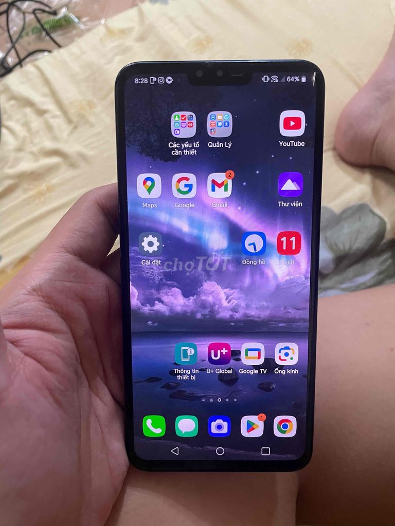 LG V40 ThinQ cũ, có vết nứt dài nhẹ ở màn hình.. Mua bán Điện thoại tại Quận Gò Vấp Tp Hồ Chí Minh được đăng bởi Phi Long hình 3