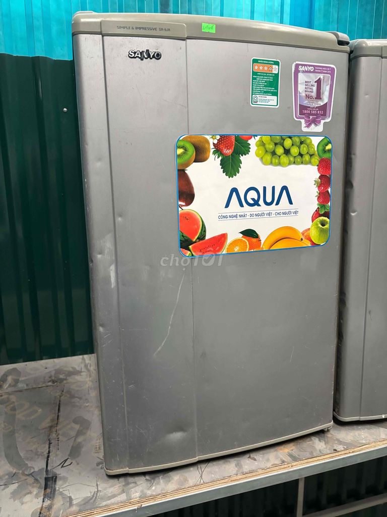 thanh lí tủ lạnh aqua 90l sơn zin máy zin