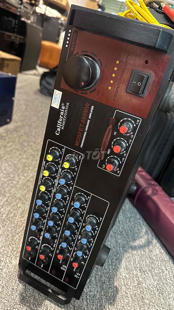 Ampli karaoke California 888MW. Mua bán Tivi, Âm thanh tại Quận Hoàng Mai Hà Nội được đăng bởi Audio Karaoke hình 1