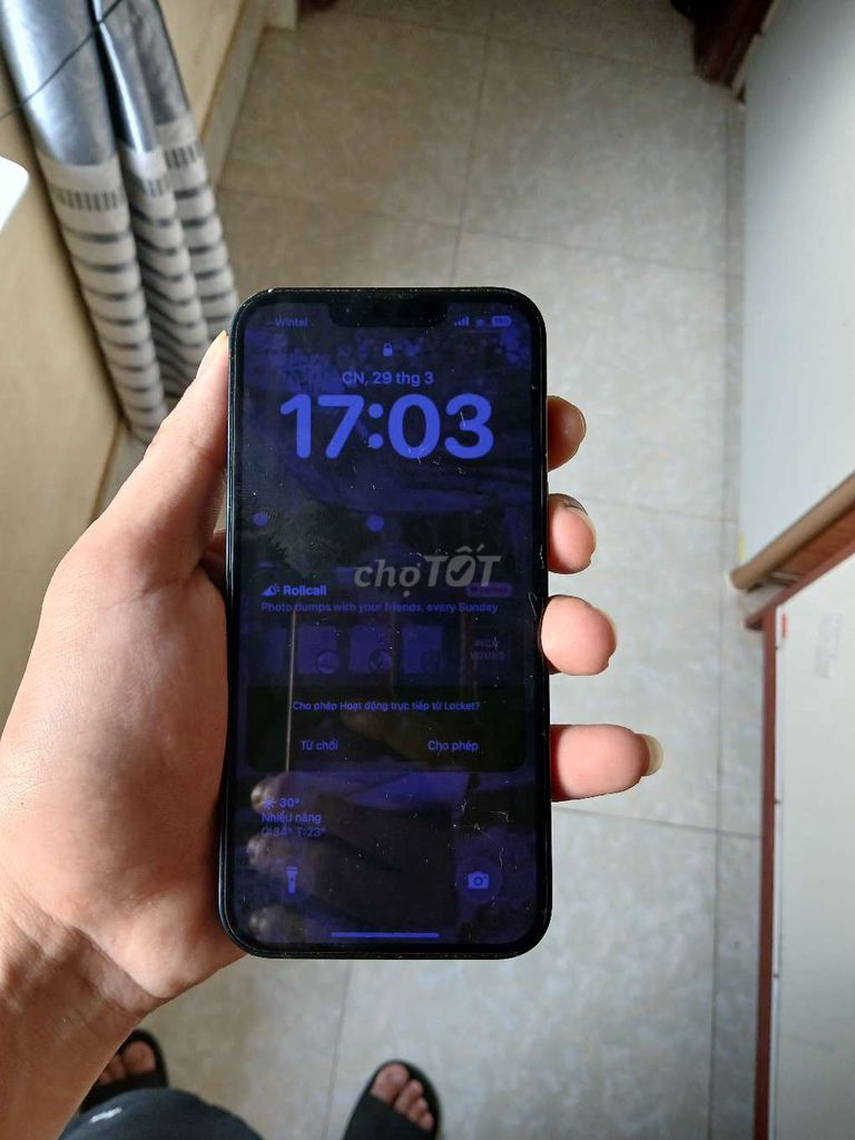 Apple iPhone 13 Xanh đậm Đã sử dụng. Mua bán Điện thoại tại Huyện Bố Trạch Quảng Bình được đăng bởi Tên chưa cung cấp hình 1