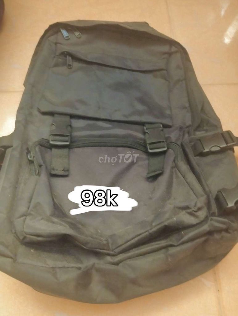 Balo Unisex Đen. Mua bán Túi xách tại Quận 4 Tp Hồ Chí Minh được đăng bởi Nguyễn Minh Nhựt hình 1