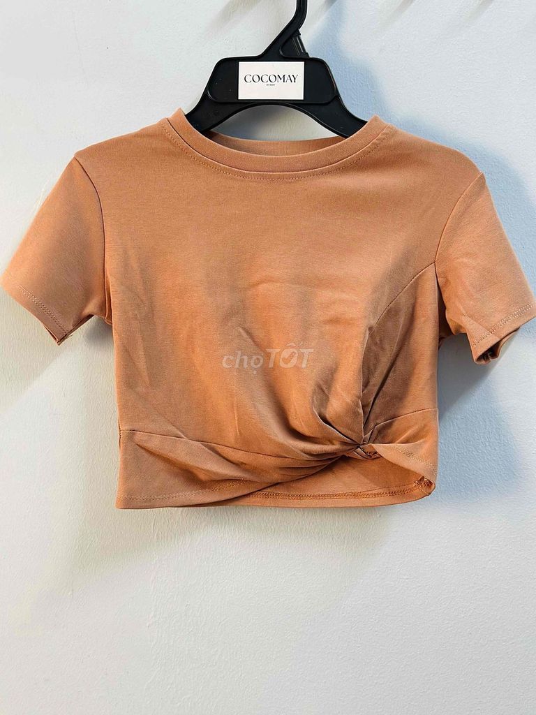 Áo croptop Nữ S Nâu. Mua bán Quần áo tại Huyện Hồng Ngự Đồng Tháp được đăng bởi Yến Nhi hình 1