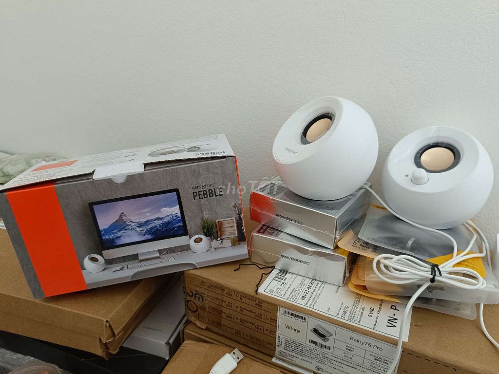 Loa vi tính Creative Pebble Trắng Như mới. Mua bán Tivi, Âm thanh tại Huyện Hoài Đức Hà Nội được đăng bởi Thanh hình 1