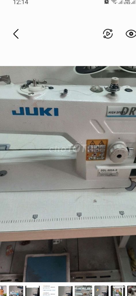 Máy may công nghiệp JUKI Trắng. Mua bán Nội thất, đồ gia dụng khác tại Thành phố Thủ Đức Tp Hồ Chí Minh được đăng bởi Nguyen thai hình 1