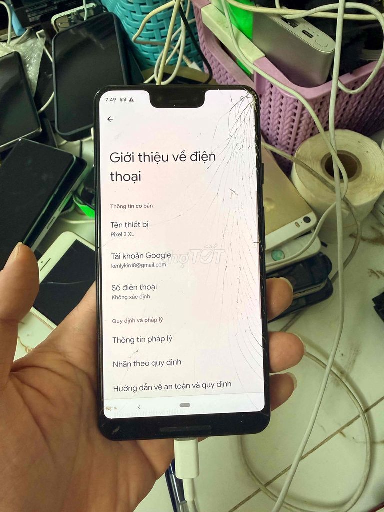 Bán Xác Google Pixel 3XL zin nứt kính. Mua bán Điện thoại tại Quận Hà Đông Hà Nội được đăng bởi Mạnh Mobile hình 1