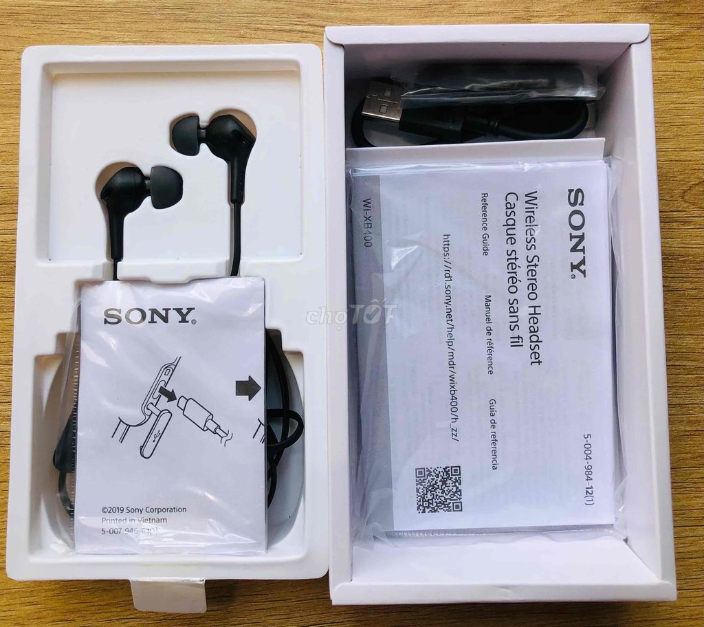 Tai nghe Bluetooth Sony WI-XB400 Fullbox
