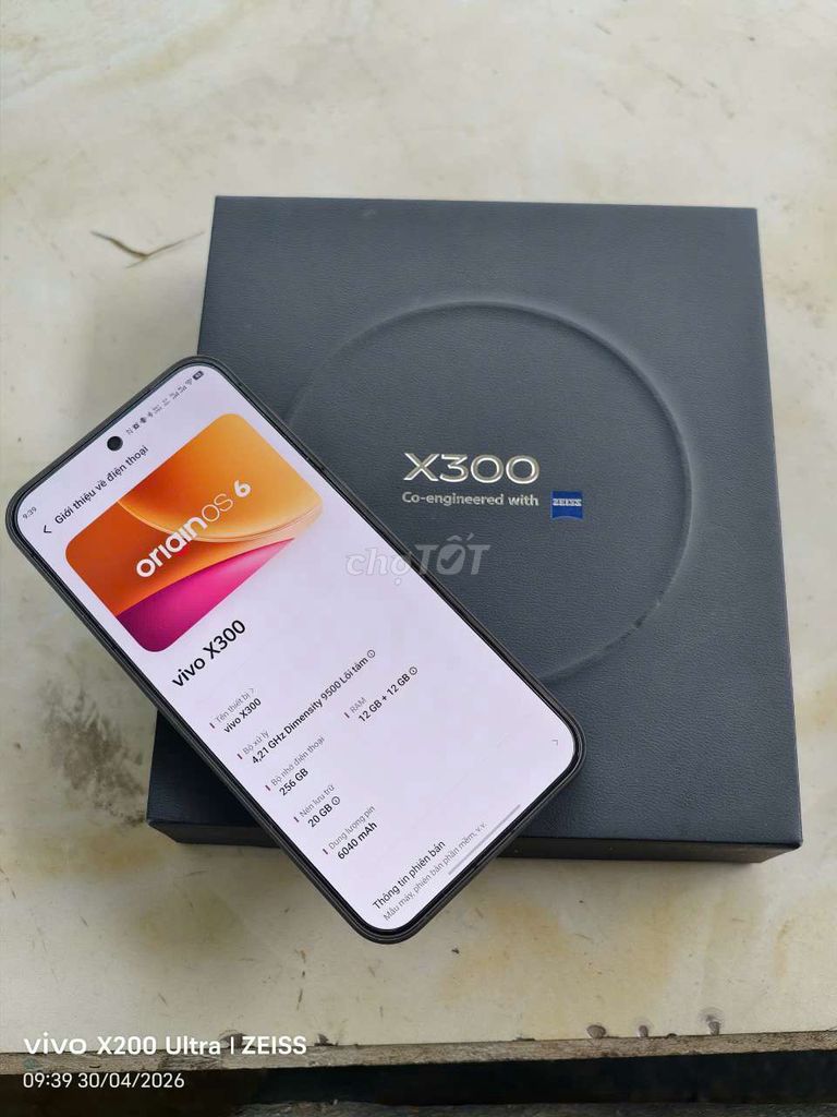 Vivo X300 Chính hãng 12GB/256GB 99% Fullbox. Mua bán Điện thoại tại Thành phố Thủ Đức Tp Hồ Chí Minh được đăng bởi mr Hải hình 1