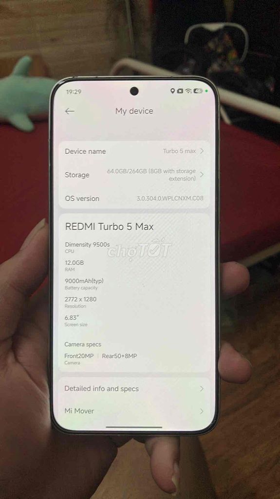 Redmi Turbo 5 Max. Mua bán Điện thoại tại Thành phố Huế Thừa Thiên Huế được đăng bởi Huỳnh Gia Vũ hình 1