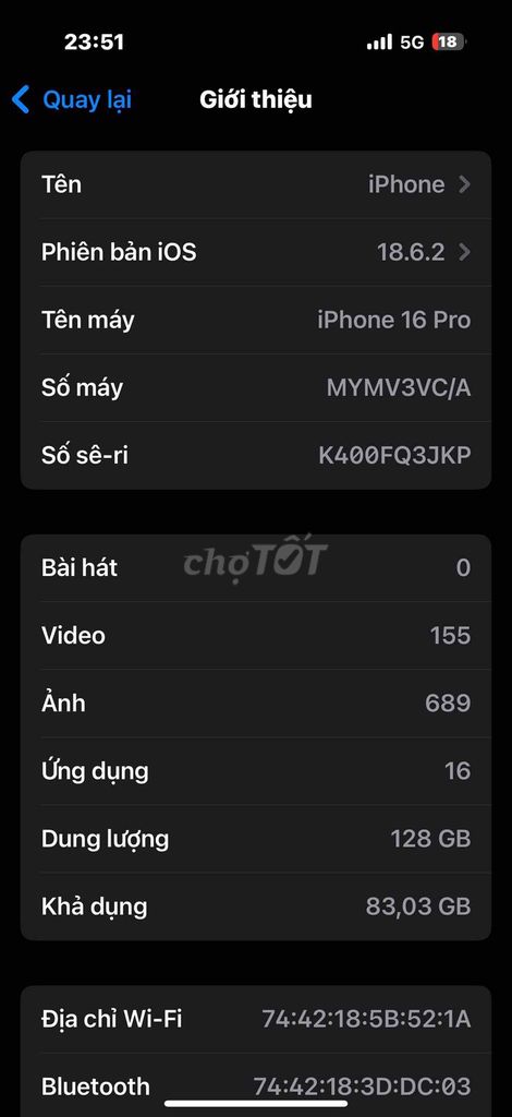16pro bp k sim. Mua bán Điện thoại tại Huyện Sóc Sơn Hà Nội được đăng bởi đức hình 1