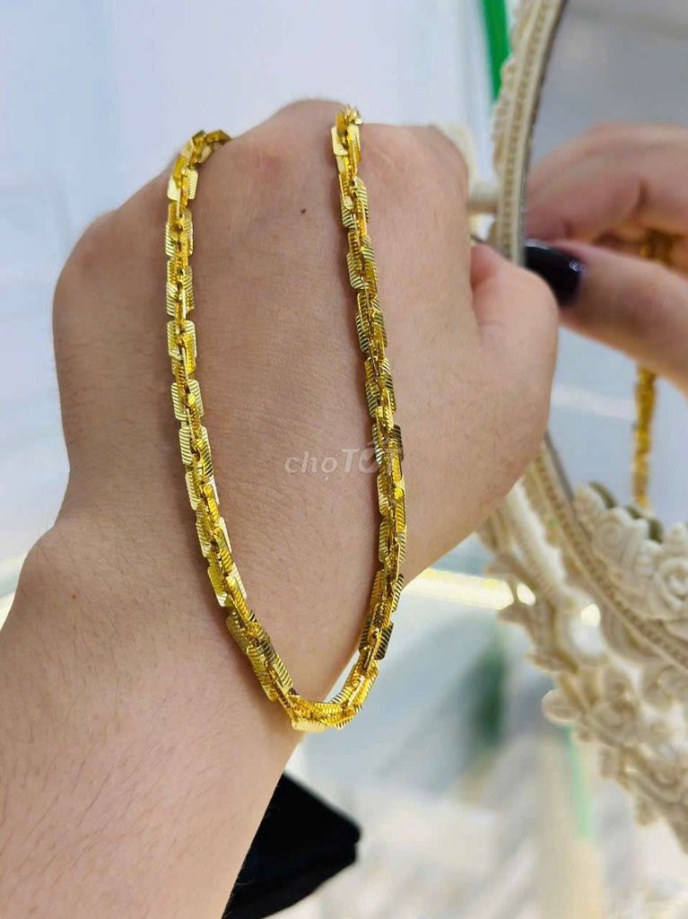 Dây chuyền Nữ đồng hội xi vàng610. Mua bán Phụ kiện thời trang khác tại Thành phố Hà Tiên Kiên Giang được đăng bởi PHỤ KIỆN TRANG SỨC HQ hình 1