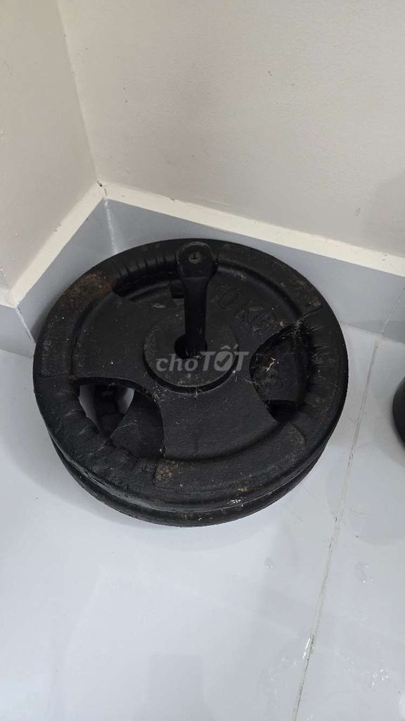 Bánh tạ 10kg Đen 2 cái. Mua bán Đồ thể thao, Dã ngoại tại Quận 5 Tp Hồ Chí Minh được đăng bởi minh hình 1
