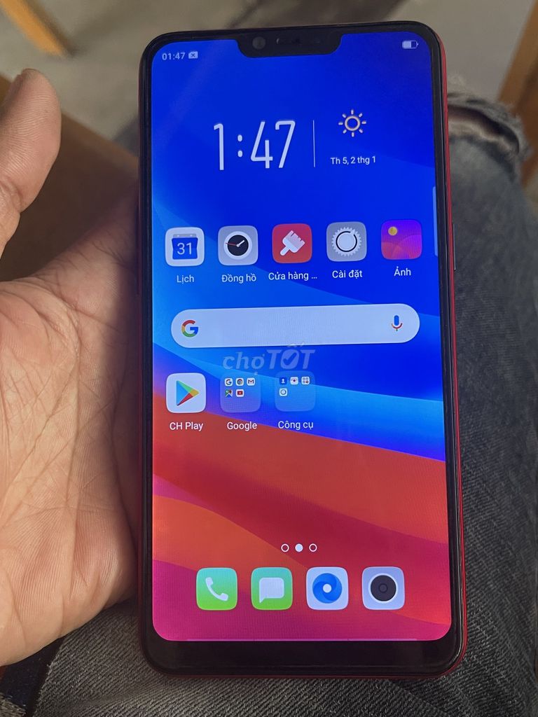 Oppo A3s 3GB Đỏ. Mua bán Điện thoại tại Quận Ninh Kiều Cần Thơ được đăng bởi Gọi sdt trên hình  hình 1