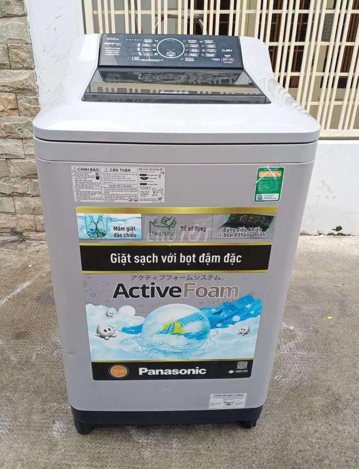 10kg panasonic zin 💯 chạy êm có BH bao lắp đặt