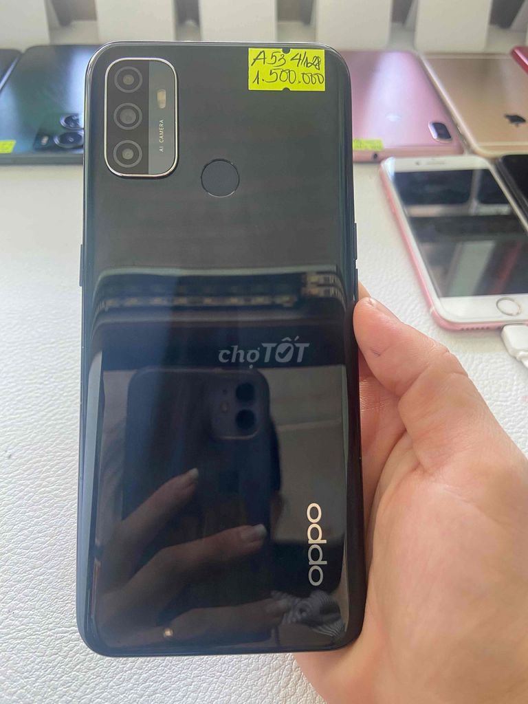 Oppo A53 4GB 128GB Đen. Mua bán Điện thoại tại Thành phố Vĩnh Long Vĩnh Long được đăng bởi Thanh Tien hình 1