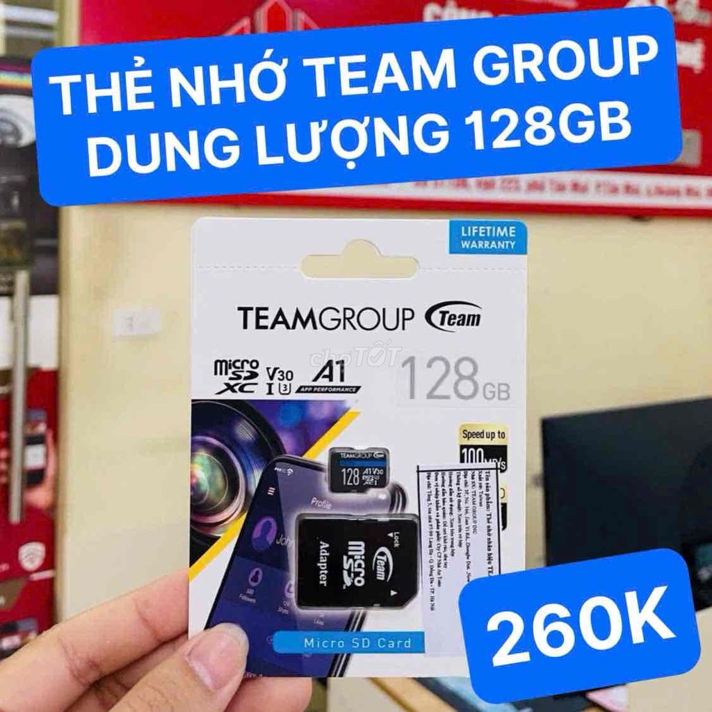 Thẻ Nhớ Micro SD 128GB TEAMGROUP